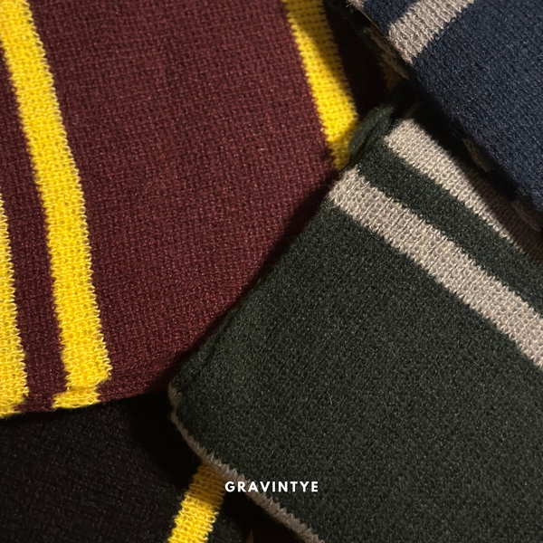 BUFANDA A RAYAS (HUFFLEPUFF)