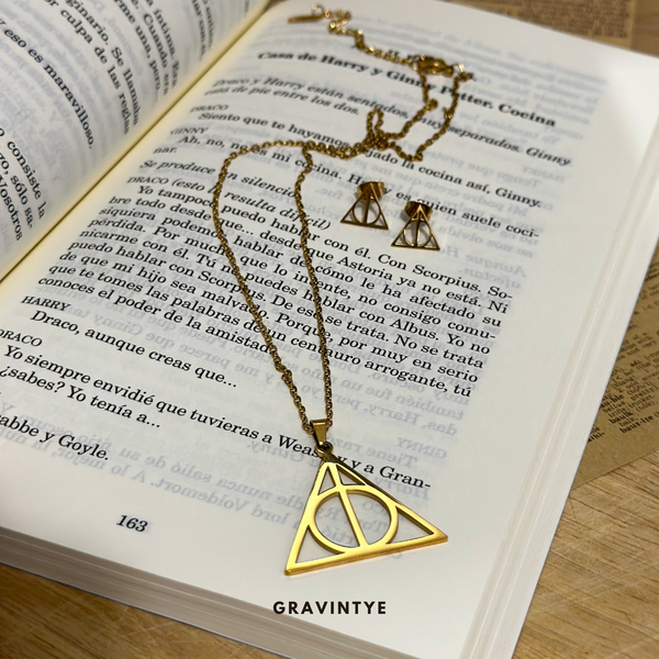 COLLAR HP RELIQUIAS STAINLESS STEEL ORO/PLATA